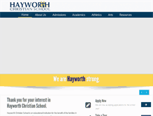 Tablet Screenshot of hayworth.info